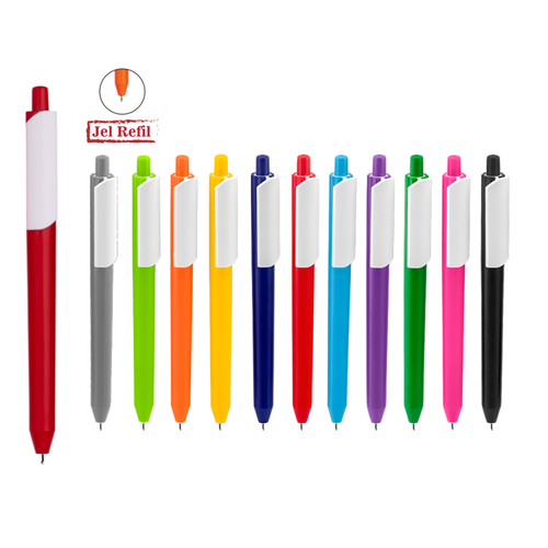 LACİVERT Plastik Tükenmez Kalem ( Jel Refil )